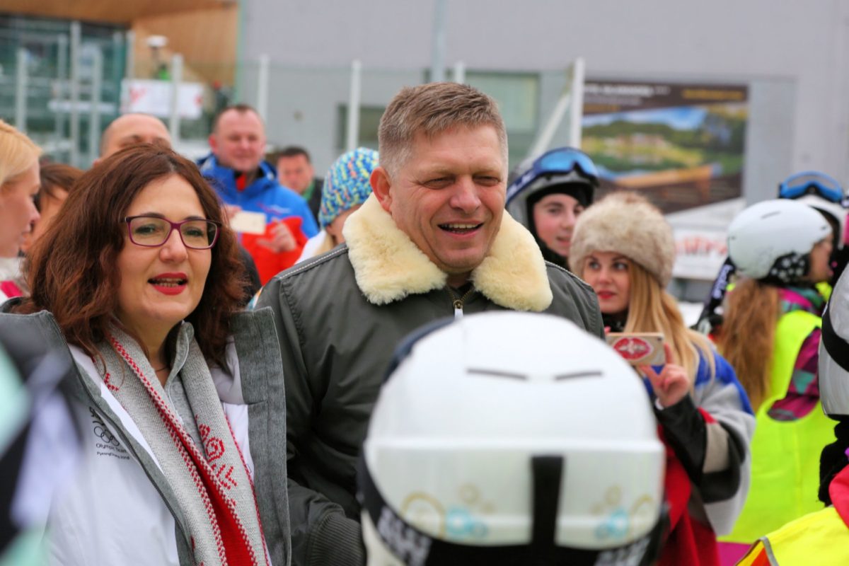 Kontrolný deň premiéra Fica a ministerky Lubyovej na školskom lyžiarskom kurze