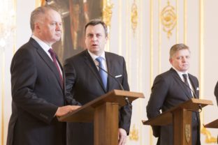 Andrej Kiska, Andrej Danko, Robert Fico