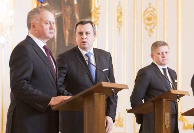 Andrej Kiska, Andrej Danko, Robert Fico