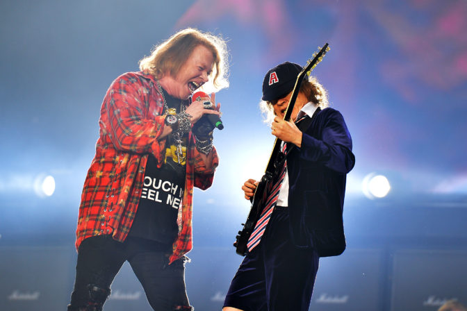 Axl Rose, Angus Young