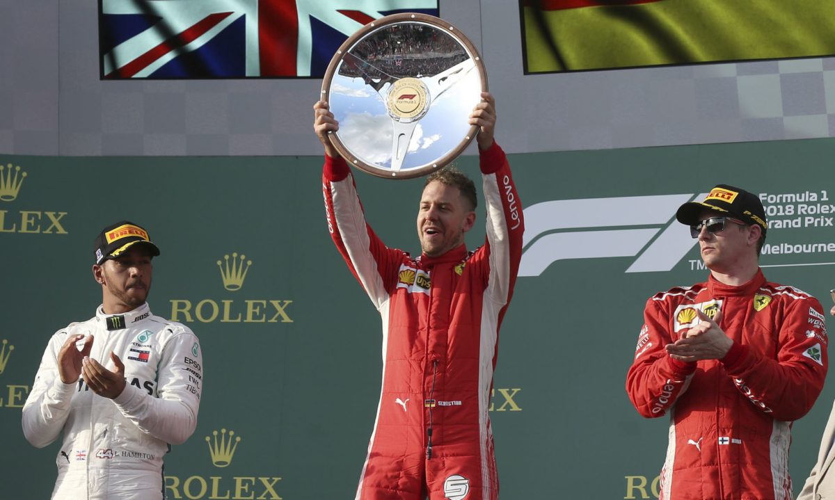 Formula F1, Veľká cena Austrálie, Vettel, Hamilton