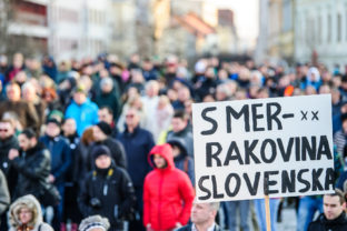 Pochod, zhromaždenie, Za slušné Slovensko v Nitre