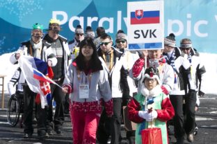 Paralympiáda, vztyčovanie slovenskej vlajky