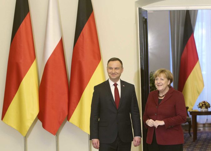 Andrzej Duda, Angela Merkelová