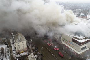 Požiar nákupného centra