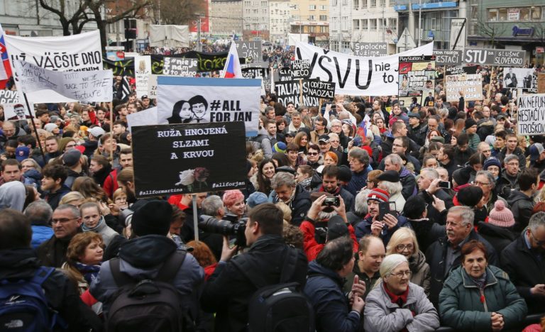 Protest za slušné Slovensko