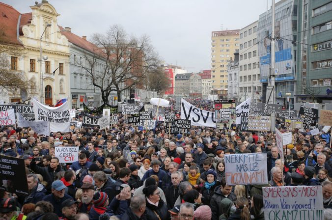 Protest za slušné Slovensko