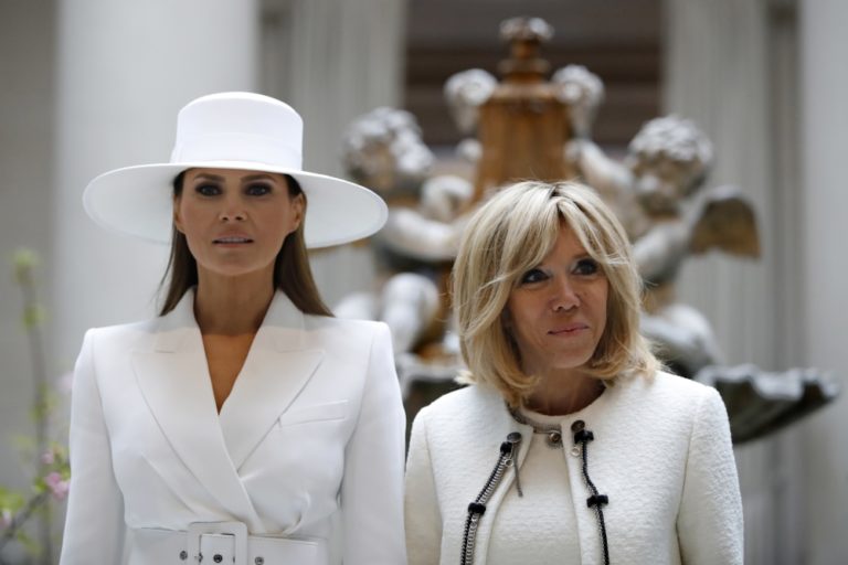 Melania Trumpová, Brigitte Macronová