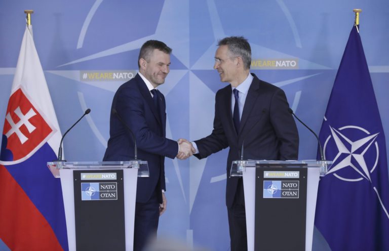 Peter Pellegrini, Jens Stoltenberg