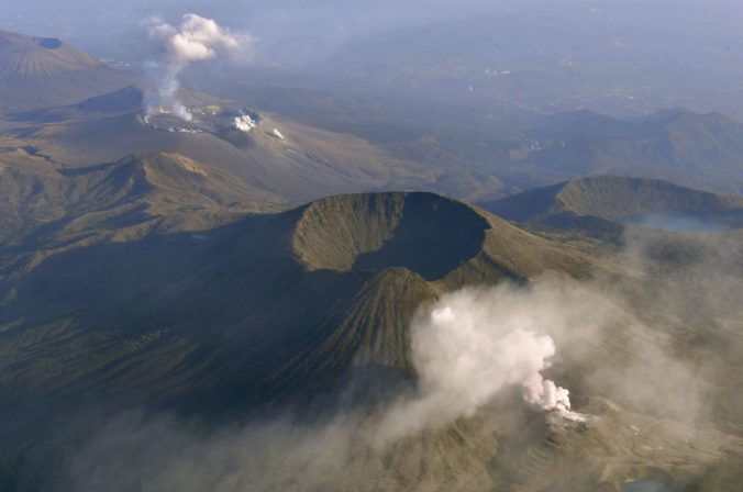 Sopka Io, Japonsko, pohorie Kirišima