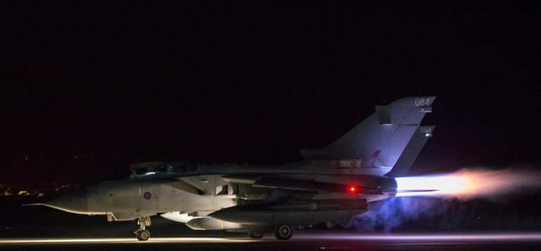 RAF JETS STRIKE CHEMICAL WEAPON FACILITY IN SYRIA