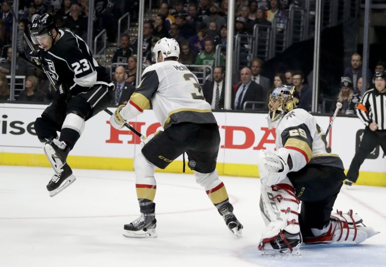 Dustin Brown, Brayden McNabb, Marc Andre Fleury