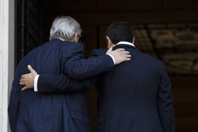 Alexis Tsipras, Jean Claude Juncker