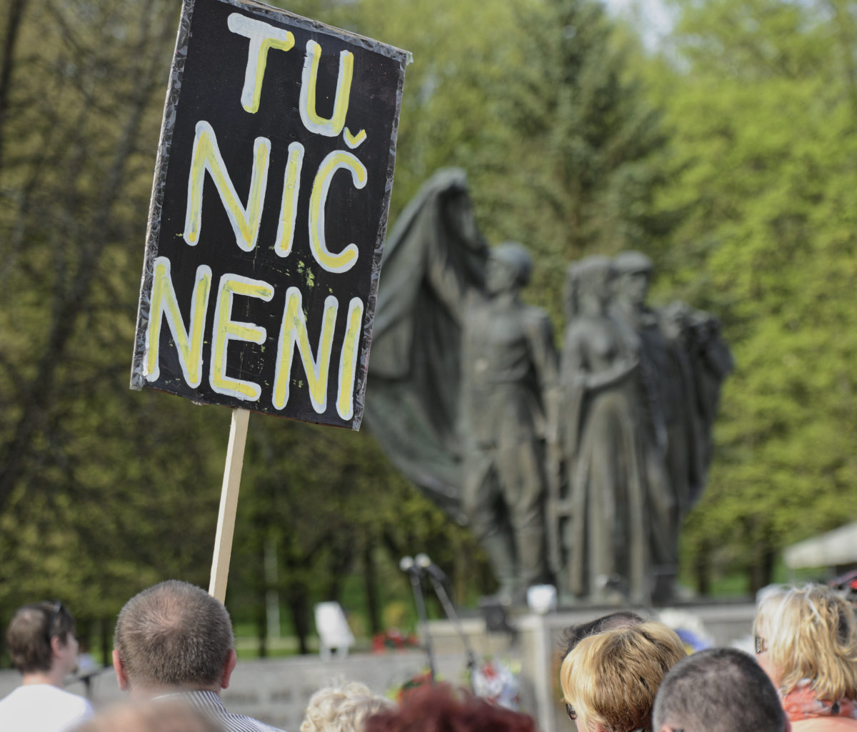 ZHROMAŽDENIE: Za slušné Slovensko v Humennom