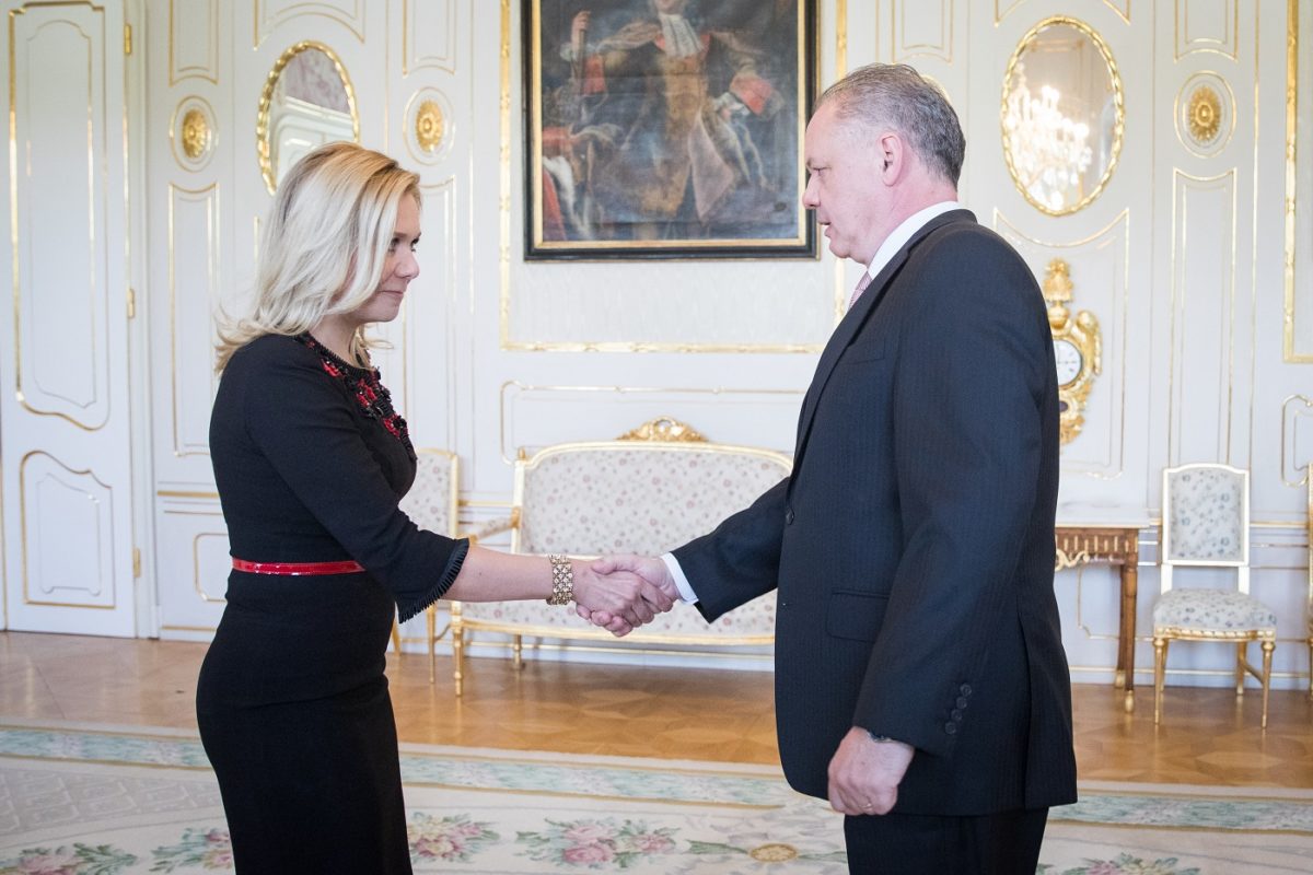 PREZIDENT: Prijatie nominantky na ministerku MV SR