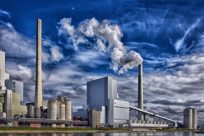 Komín oxid uhličitý