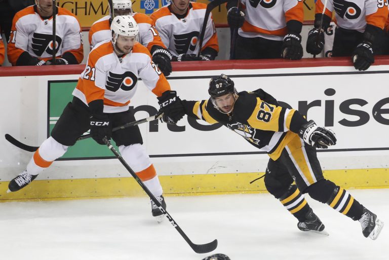 Scott Laughton (21), Sidney Crosby (87)