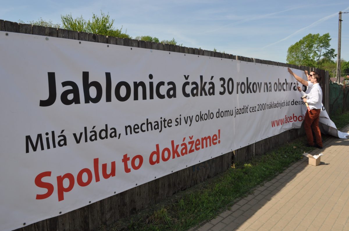 JABLONICA: Transparent za obchvat
