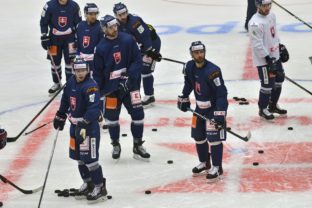HOKEJ: Tréning slovenskej hokejovej reprezentácie