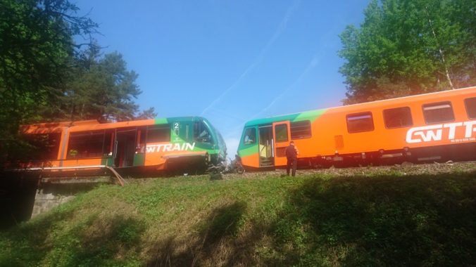 Nehoda vlakov v južných Čechách