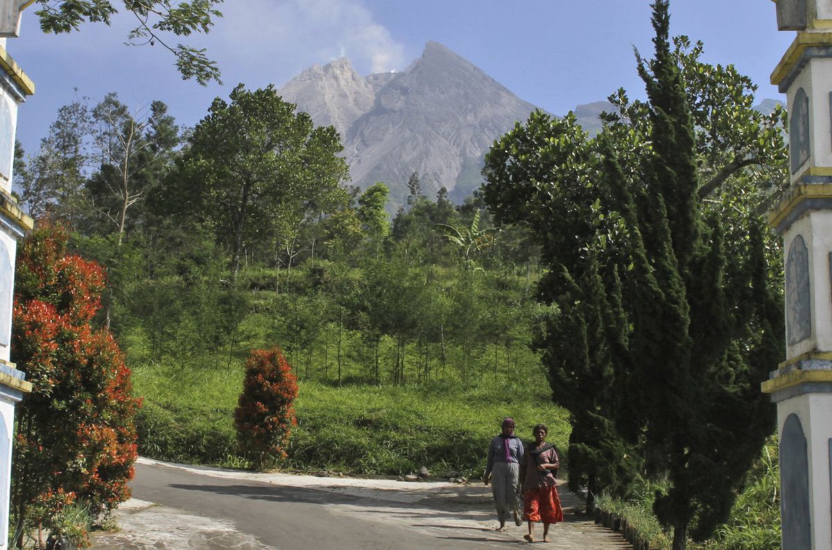 Sopka Merapi, Indonézia