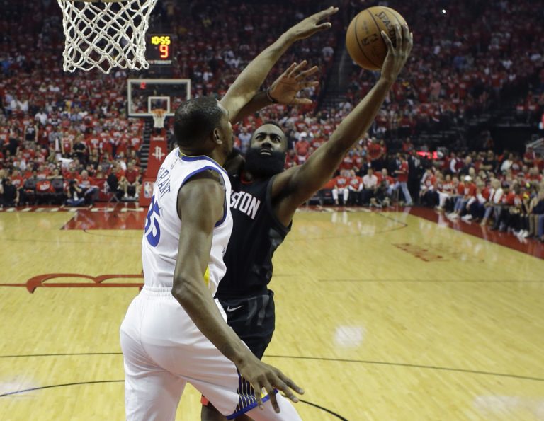 Kevin Durant (35), James Harden