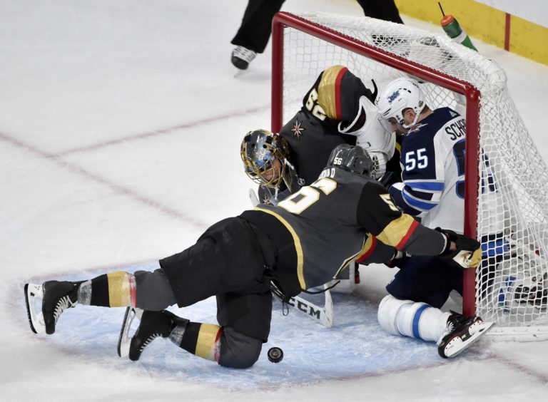 Mark Scheifele, Marc Andre Fleury, Erik Haula