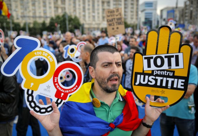 Rumunsko, protest