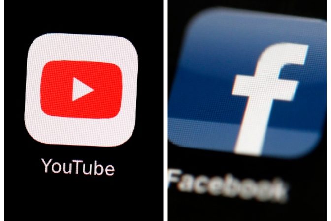 Facebook, Youtube