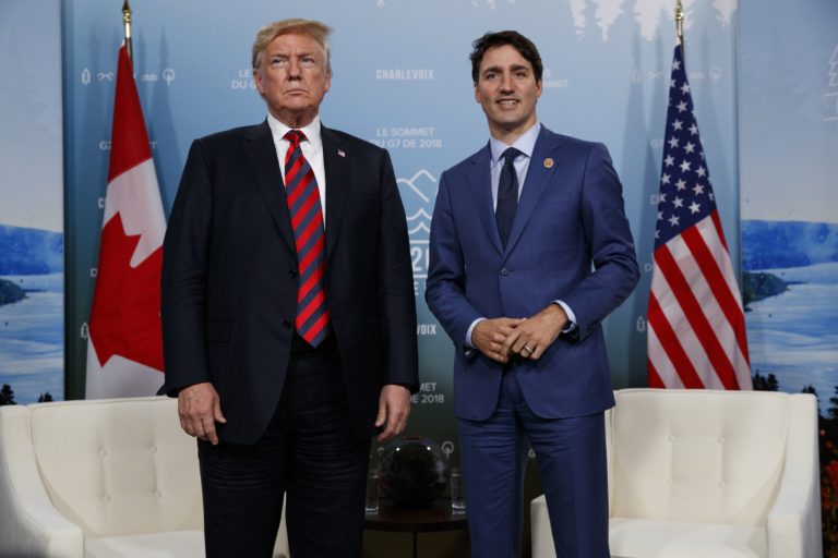 Donald Trump, Justin Trudeau