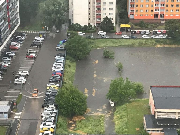 Dážď, búrky, Bratislava