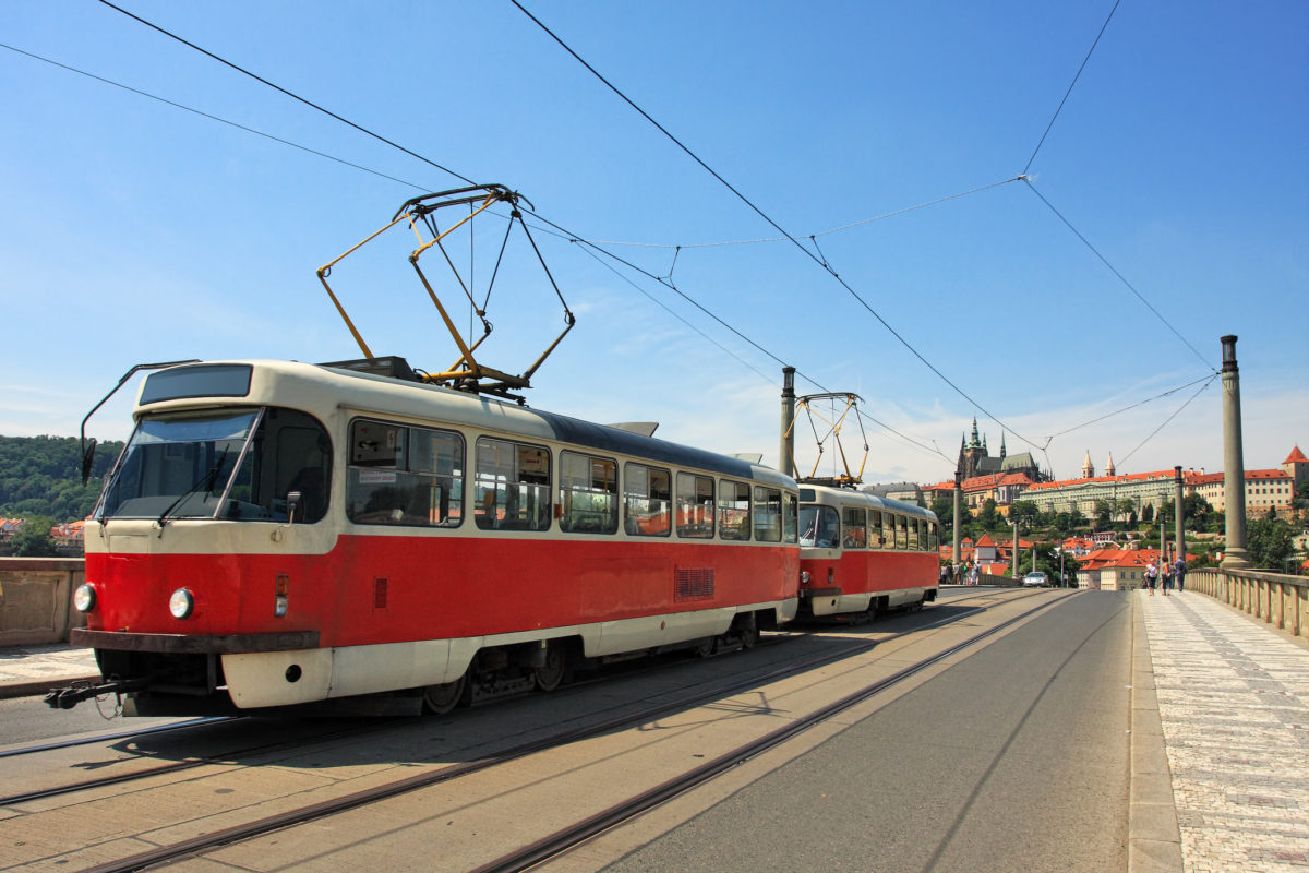 Električka, Praha