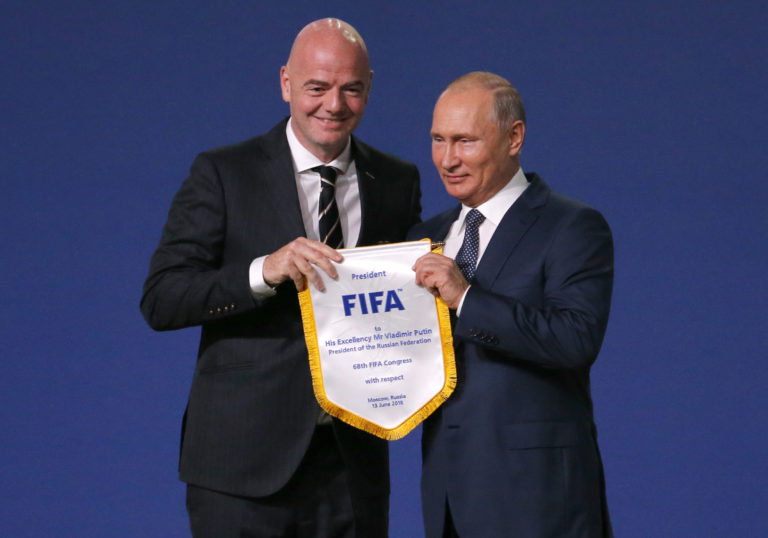 Rusko, Futbal, Putin