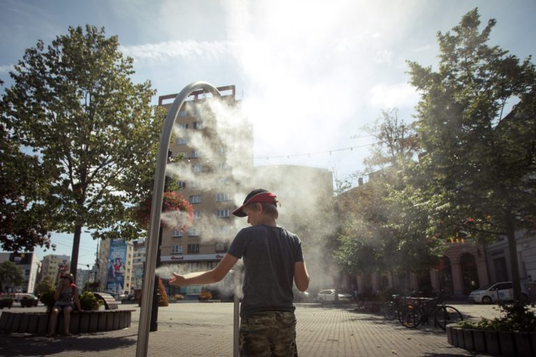 Rozprašovač vodnej hmly _ Bratislava