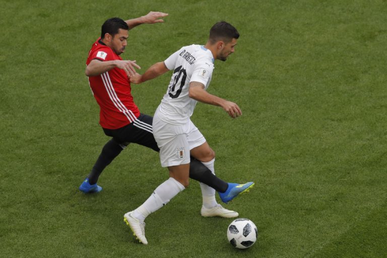 MS vo futbale 2018: Egypt - Uruguaj