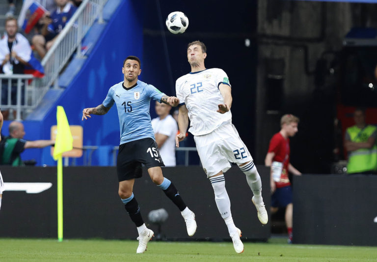 MS vo futbale 2018: Uruguaj - Rusko