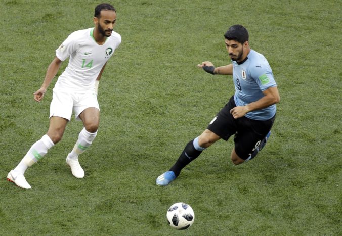 MS vo futbale 2018: Uruguay - Saudská Arábia