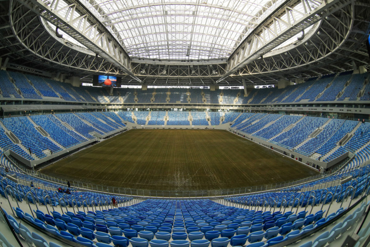 Futbalový štadión v Petrohrade