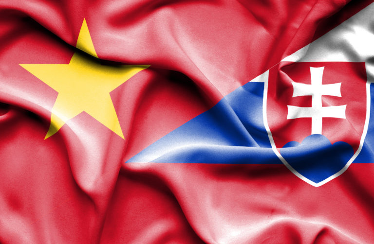 Vlajka Slovensko Vietnam