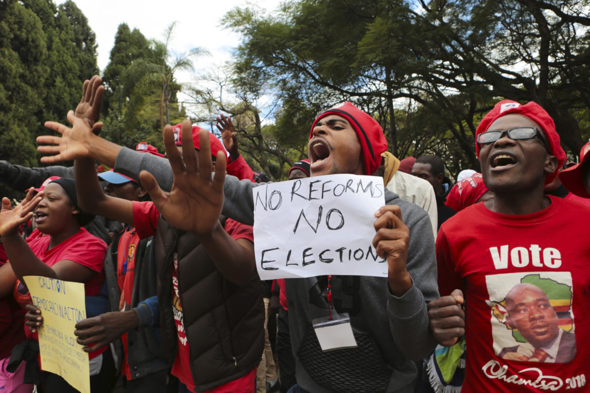 Zimbabwe, protesty
