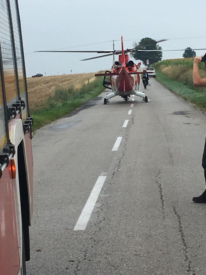 Dopravná nehoda medzi Budmericami a Báhoňom
