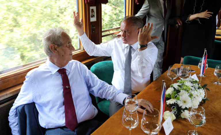 Andrej Kiska, Miloš Zeman