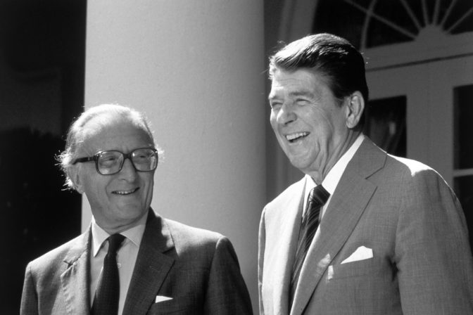 Ronald Reagan, Lord Carrington, Peter Carrington