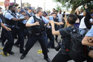 Polícia, Chicago, protest