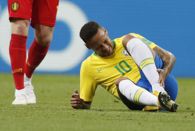 MS vo futbale 2018, Brazília - Belgicko, Neymar