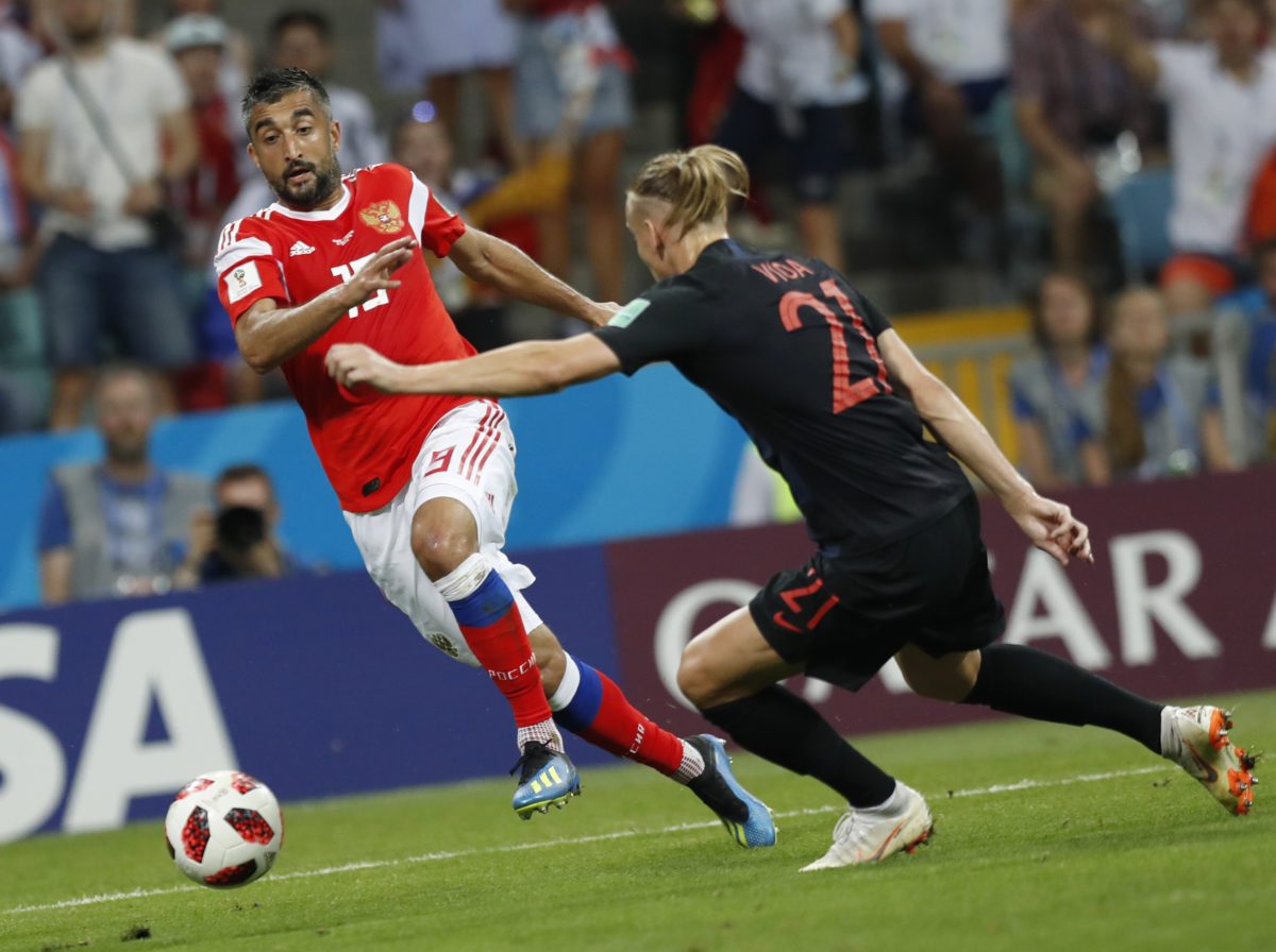 MS vo futbale 2018 (štvrťfinále): Rusko - Chorvátsko