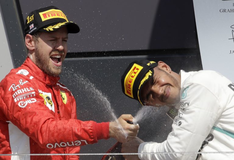 Sebastian Vettel, Lewis Hamilton