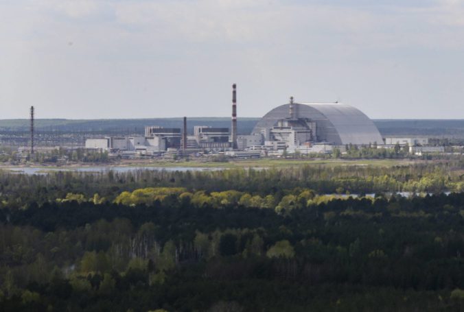 Jadrová elektráreň Černobyľ na Ukrajine
