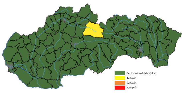 Výstraha, búrky