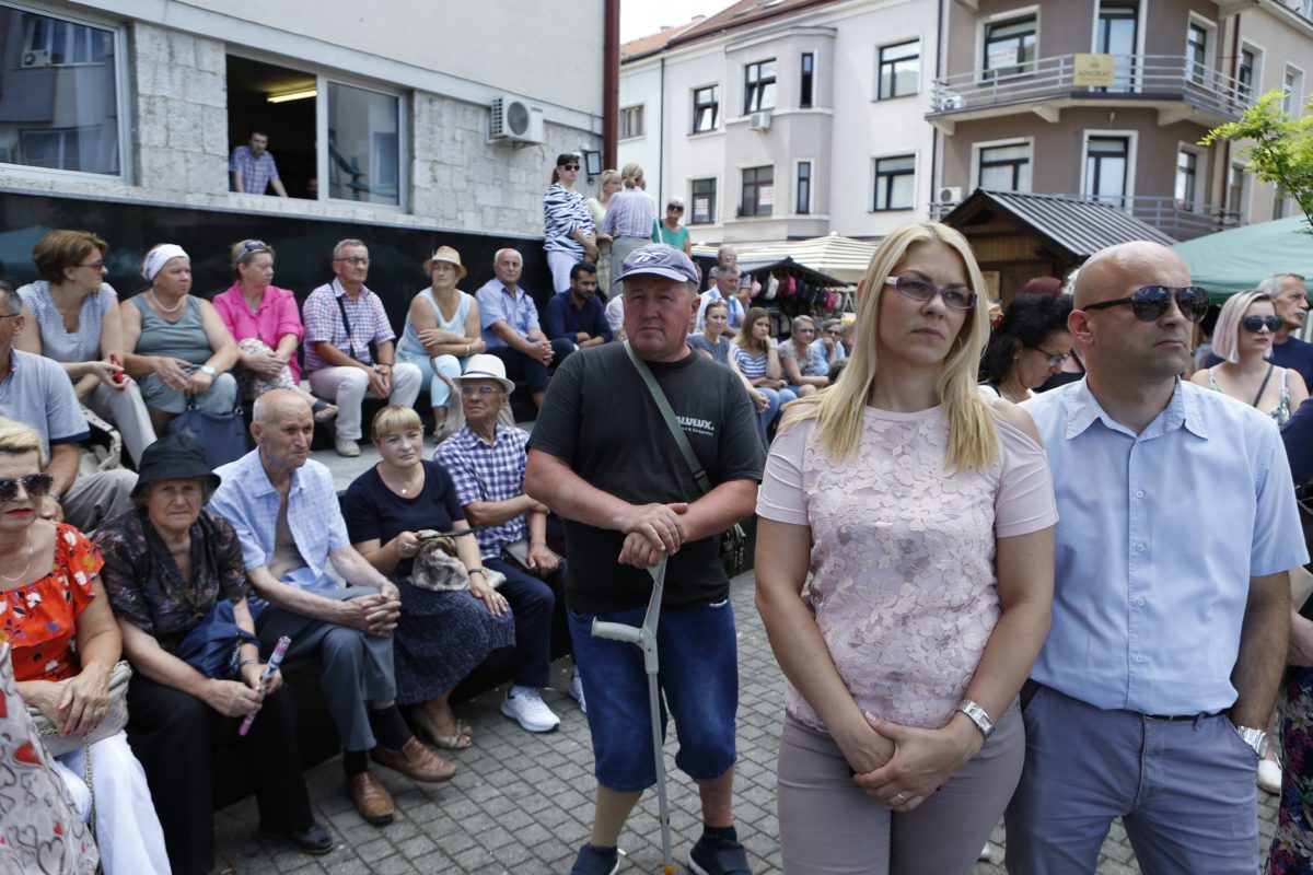 Bosna a Hercegovina, protest, migranti